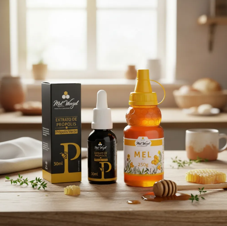 Kit Imunidade Natural — Mel + Própolis Verde